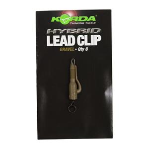 Korda Hybrid Lead Clips - Gravel