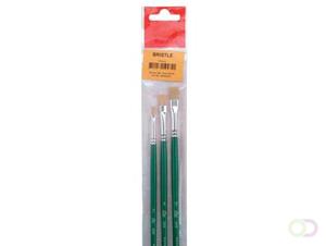 Talens olie- en acrylverf penselenset 220, set met 3 penselen