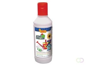 Jovi verf voor veelzijdig gebruik wit, flacon van 250 ml