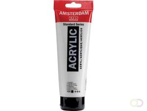 Talens Amsterdam acrylverf tube van 120 ml, titaanwit