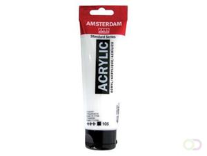 Talens Amsterdam acrylverf tube van 120 ml, zinkwit