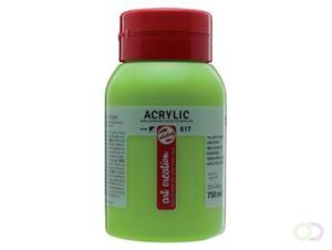 Talens Art Creation acrylverf flacon van 750 ml, geelgroen