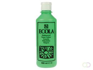 Talens Ecola plakkaatverf flacon van 500 ml, lichtgroen