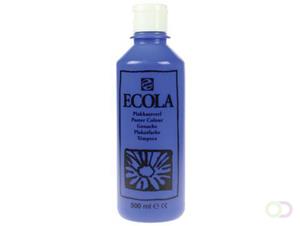 Talens Ecola plakkaatverf flacon van 500 ml, donkerblauw