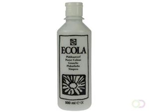 Talens Ecola plakkaatverf flacon van 500 ml, wit