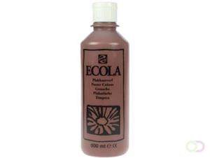 Talens Ecola plakkaatverf flacon van 500 ml, bruin