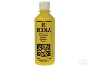 Talens Ecola plakkaatverf flacon van 500 ml, geel