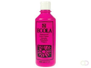 Talens Ecola plakkaatverf flacon van 500 ml, tyrisch roze (magenta)