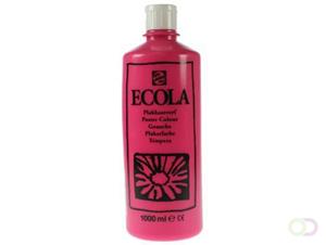 Talens Ecola plakkaatverf flacon van 1000 ml, tyrisch roze (magenta)