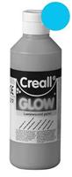 Creall Glow in the dark verf blauw 250ml