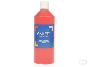 Gallery plakkaatverf, flacon van 500 ml, donkerrood