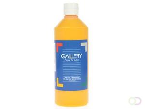 Gallery plakkaatverf, flacon van 500 ml, donkergeel