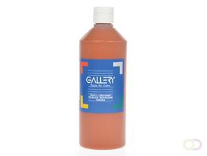 Gallery plakkaatverf, flacon van 500 ml, lichtbruin