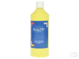 Gallery plakkaatverf, flacon van 500 ml, lichtgeel