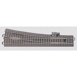 Märklin H0 Marklin C-rails (met ballastbed) 24712 Wissel, Slank, Rechts 236.1 mm