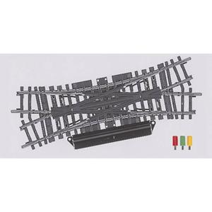 Märklin H0 K-Gleis (ohne Bettung) Kreuzungsweiche, doppelt 168.9mm 22.5° 424.6mm