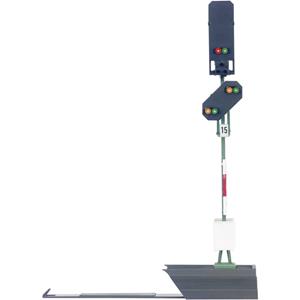 H0 Lichtsignal mit Vorsignal Blocksignal Fertigmodell DB