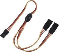 Servo Y-Kabel [2x JR-Stecker - 1x JR-Buchse] 30.00cm 0.14mm²