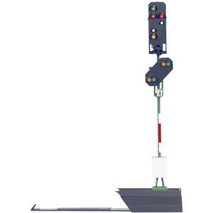 H0 Lichtsignal mit Vorsignal Ausfahrsignal Fertigmodell DB