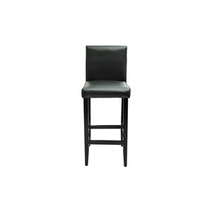VidaXL Barkrukken modern kunstleer zwart 6 st