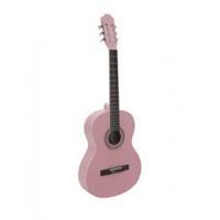 DIMAVERY AC-303 Classical Guitar, pink
