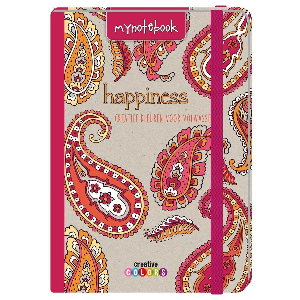 My notebook - Happiness, kleuren voor volwassenen