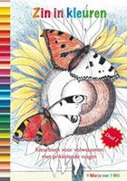 Zin in kleuren; deel 1 Het mooiste kleurboek voor volwassenen met prikkelende vragen