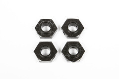 17mm Aluminum Hub - Black (4pcs) (AX31230)