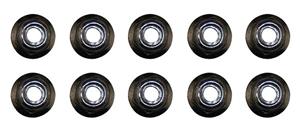 M4 Nylon lock nut black (10pcs) (AXA1045)