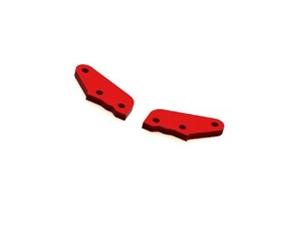 Aluminium Steering Plate B (red) (2pcs) (AR340106)