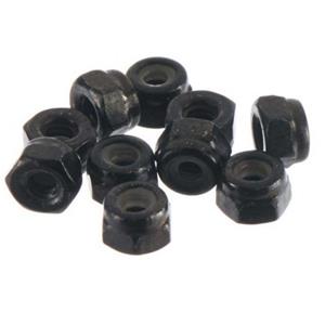 M2 Nylon Locking Hex Nut (Black) (10pcs) (AX31147)