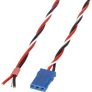 Reely Servo Anschlusskabel Deluxe [1x JR - 1x offenes Ende] 0.5mm² verdrillt