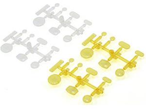 Axial LED Lens Set - Yellow/Clear (4pcs) (AX80049)