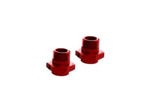 Aluminium Wheel Hex 17.6mm (Red) (AR310484)