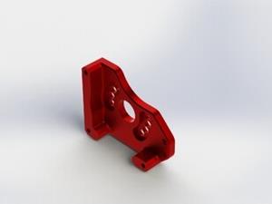 Motor Mount Aluminium (RED) (1PCS) (AR320263)