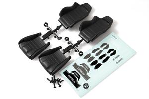 Corbeau LG1 Seat (Black) (2pcs) (AX80090)