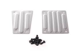 EXO Bumper Skid Plates Aluminum (Front and Rear) (AX30799)
