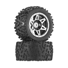 Dboots Sand Scorpion Db Tire Set Glued (Black) (Chrome) (2PCS/Rear) (AR550006)