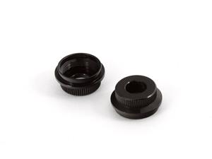 Aluminium Lower Shock Cap (Black) (2PCS) (AR330205)