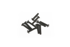 M2.6x12mm Hex Socket Button Head (Black) (10pcs) (AX31195)