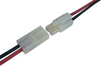 Accu Kabel [ Tamiya-stekker, T-bus - 2x Open einde] 2.50 mm² Modelcraft