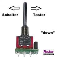 jeti Tastschalter Down für Sender DS 1St.