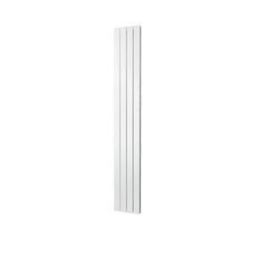 Plieger Cavallino Retto designradiator verticaal enkel middenaansluiting 1800x298 mm 614 W, wit