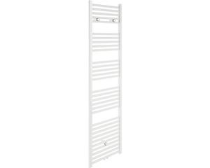 Badstuber Bari haddoek radiator 178,5x60cm wit midden-aansluiting