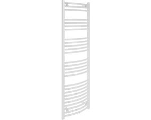 Badstuber Bari gebogen design radiator 160x60cm wit