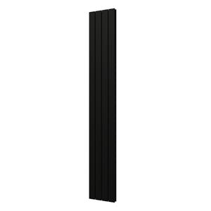 Plieger Cavallino Retto designradiator dubbel middenaansluiting 2000x298mm 666W zwart 7255354