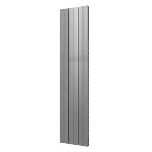 Plieger Cavallino Retto designradiator dubbel middenaansluiting 2000x450mm 999W zilver metallic 7255361