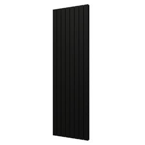 Plieger Cavallino Retto designradiator dubbel middenaansluiting 2000x600mm 1332W zwart 7255380