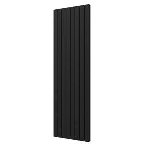 Plieger Cavallino Retto designradiator dubbel middenaansluiting 2000x600mm 1332W donker grijs structuur 7255381