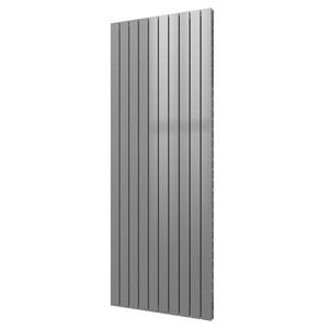 Plieger Cavallino Retto designradiator dubbel middenaansluiting 2000x754mm 2146W zilver metallic 7255387